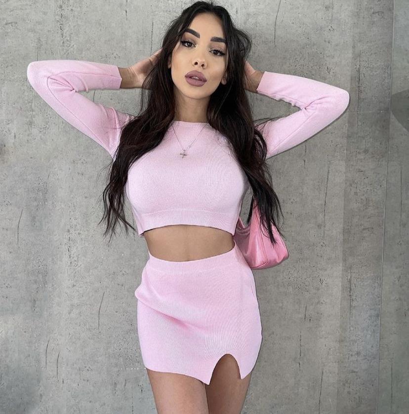Alessandra Skirt in Pink