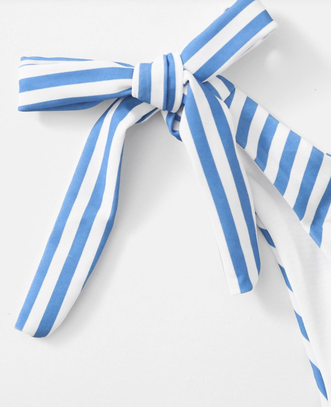 Blue Striped Bikini