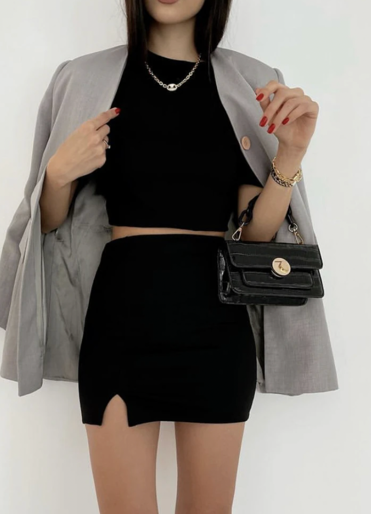 Alessandra Skirt in Black