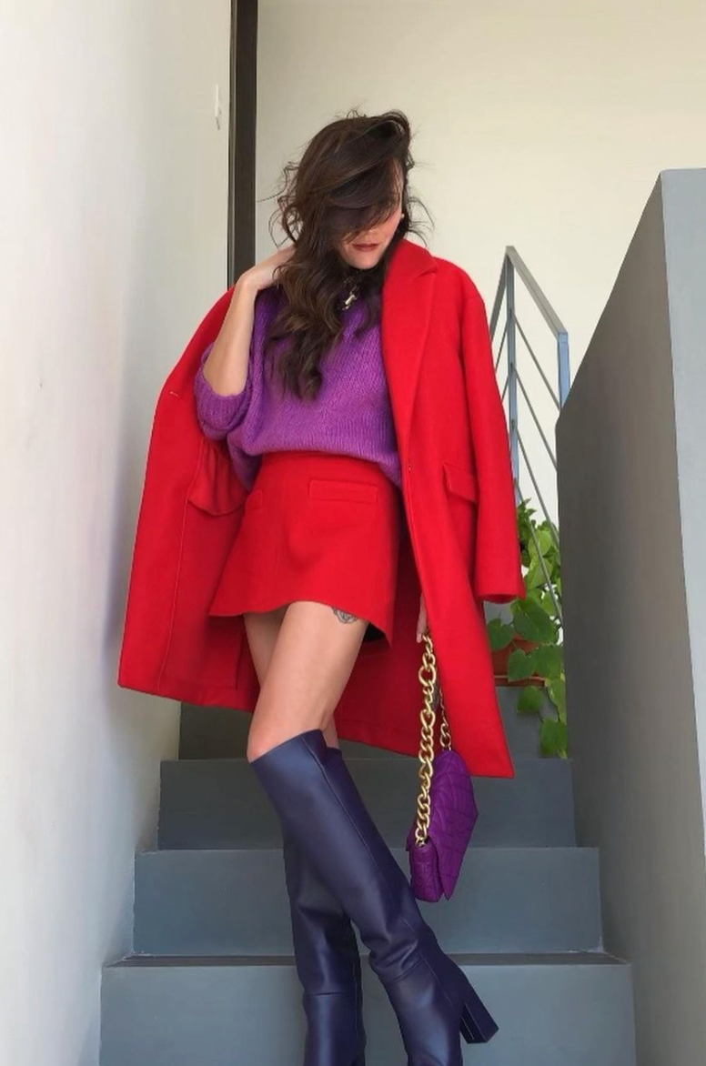 Red Mini Skirt
