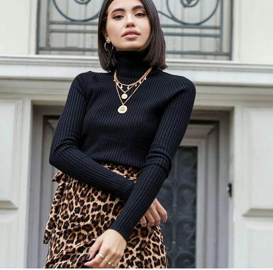 Ribbed Classic PoloNeck