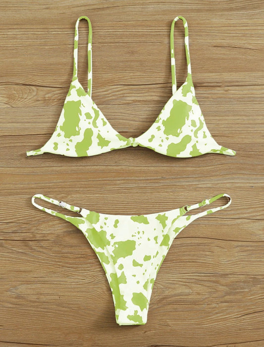 Cow Print Bikini